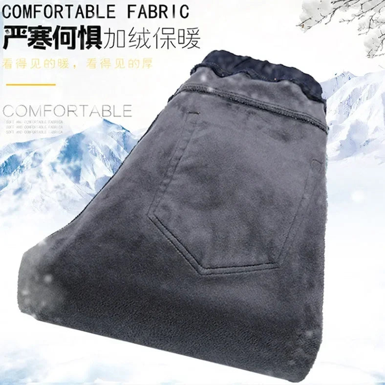 2024 Men's Winter Fleece Jeans