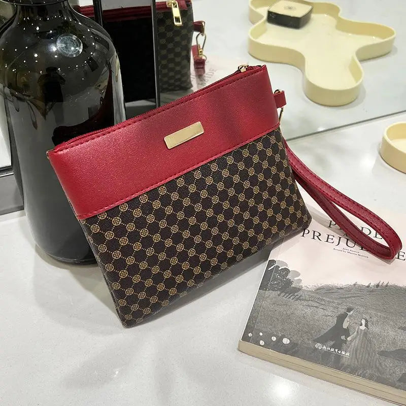 Women's Retro Print Clutch Wallet