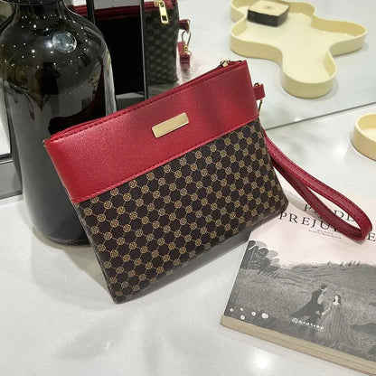 Women's Retro Print Clutch Wallet