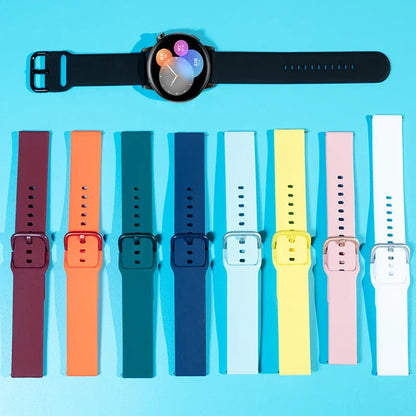 Silicone Watch Band for Amazfit &amp; Samsung