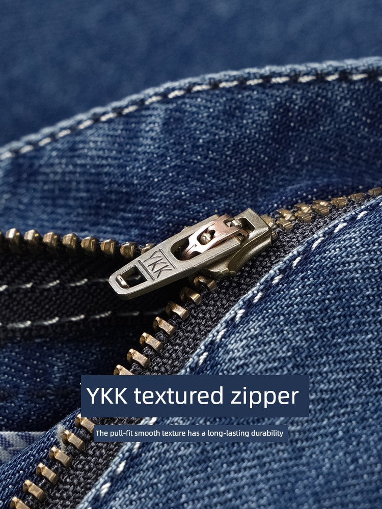 Youth Embroidered Denim Trousers
