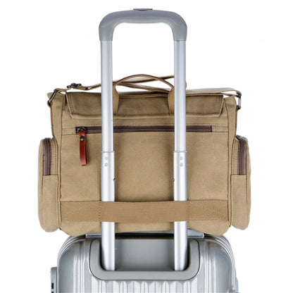 Weixier Canvas Travel Satchel