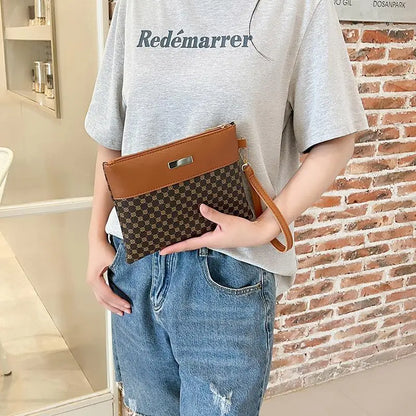 Women's Retro Print Clutch Wallet