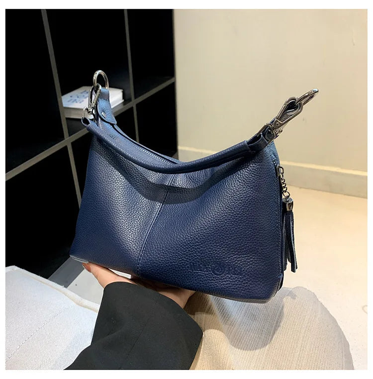 Tassel Luxe Leather Satchel
