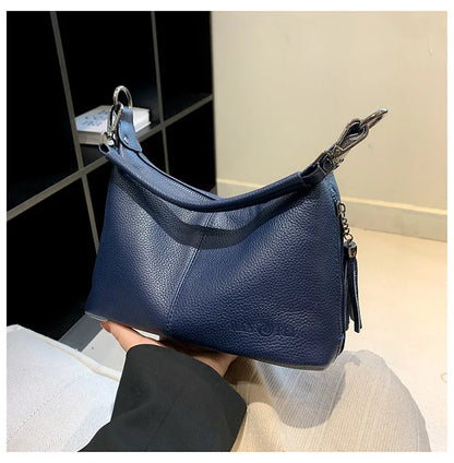 Tassel Luxe Leather Satchel