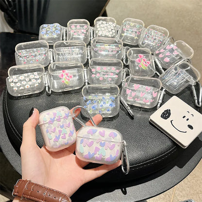 Colorful Heart Glitter Case for AirPods