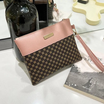 Women's Retro Print Clutch Wallet