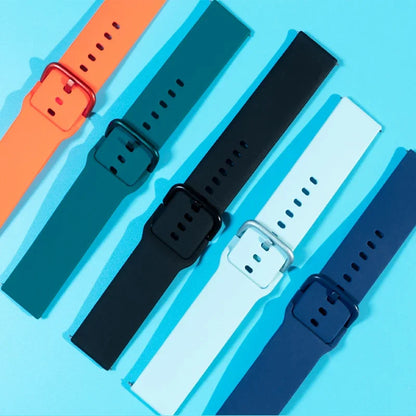 Silicone Watch Band for Amazfit &amp; Samsung