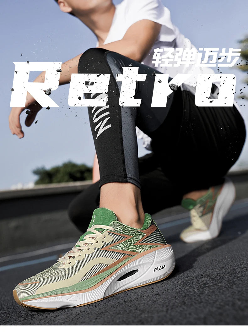 Rozoball Carbon Plate Marathon Running Shoes – Lightweight Air Cushion Sneakers