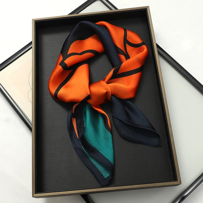 Luxury Silk Print Scarf
