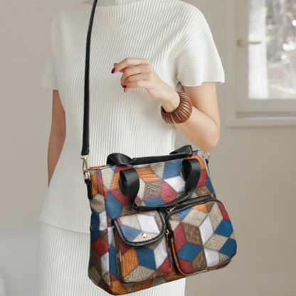Vintage Leather Shoulder Handbag