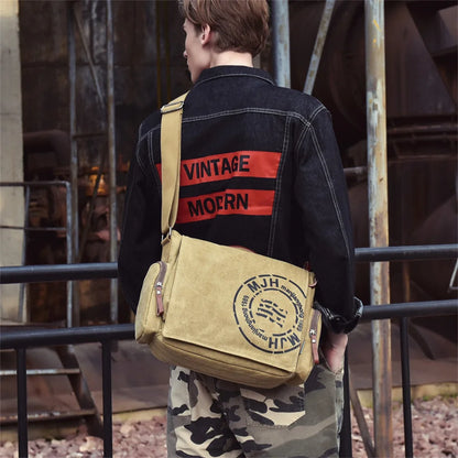 Weixier Canvas Travel Satchel