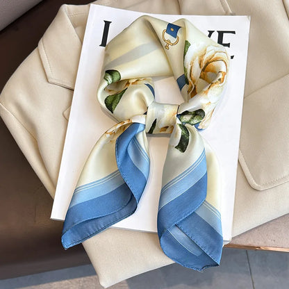 Luxury Silk Print Scarf