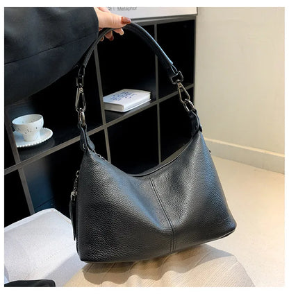 Tassel Luxe Leather Satchel