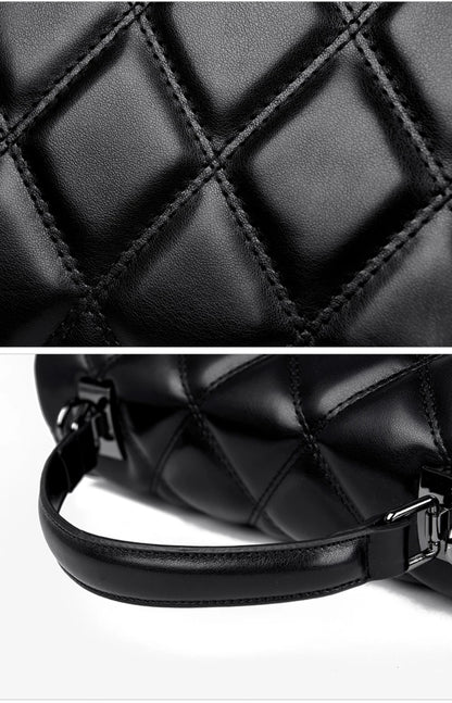 Trendy Women's Soft Leather Shoulder Bag
