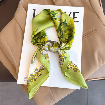 Luxury Silk Print Scarf