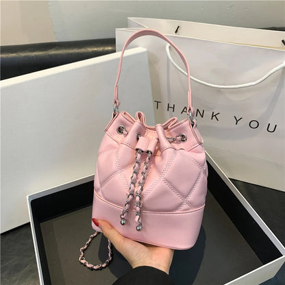 Car Sewing Bucket Shoulder Bag