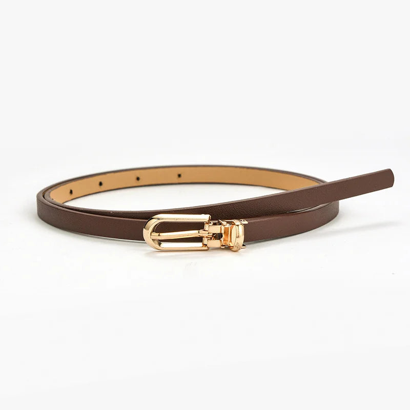 Candy Color Thin Waist Belt