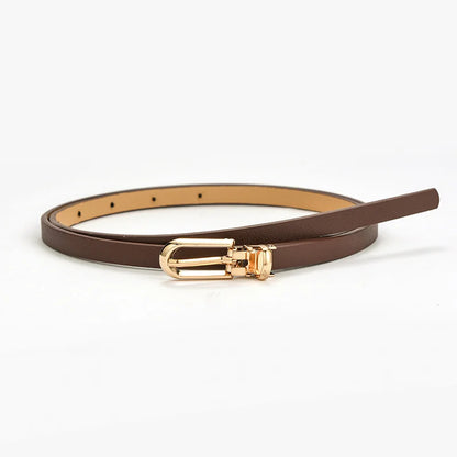 Candy Color Thin Waist Belt
