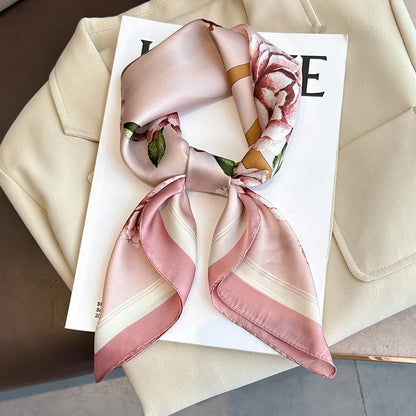Luxury Silk Print Scarf