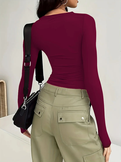 Casual Long Sleeve T-Shirt