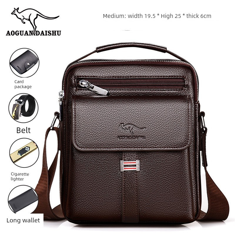 Legacy Leather Crossbody Briefcase
