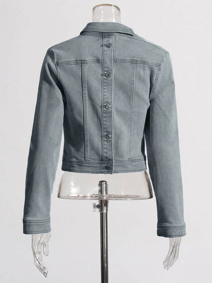 Chic Plus-Size Denim Jacket