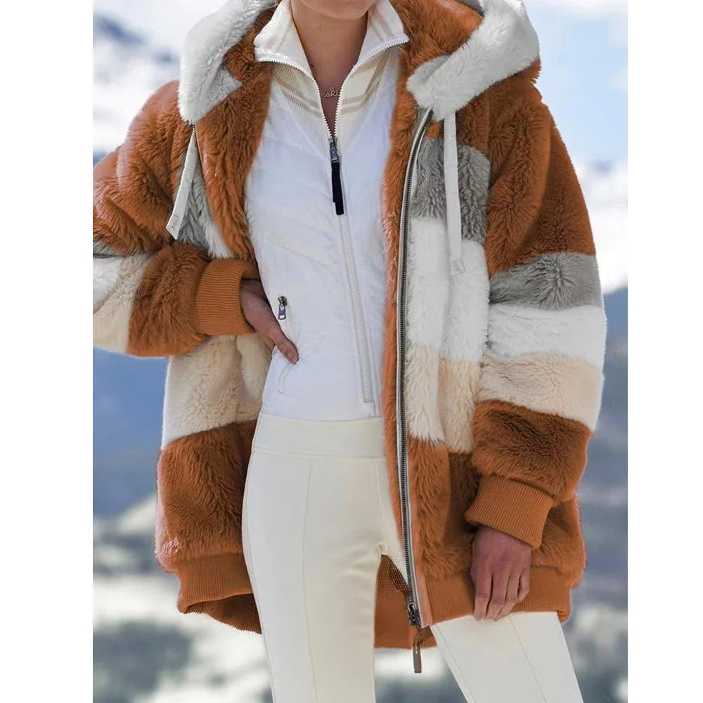 Hooded Winter Cashmere Coat