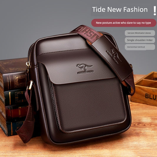 UrbanEdge Leather Sling Pack