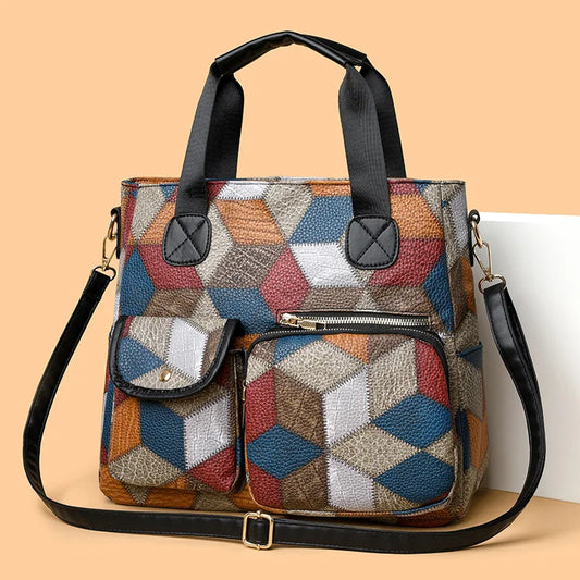 Vintage Leather Shoulder Handbag