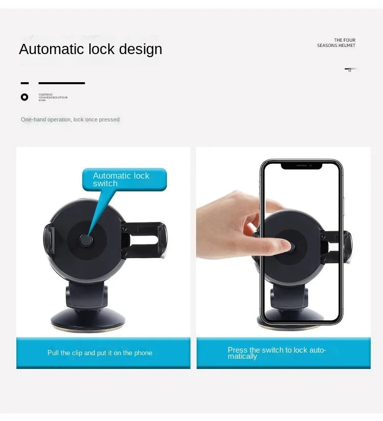 Gravity Grip Suction Car Mount