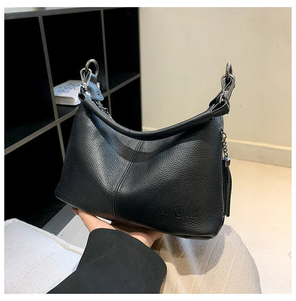 Tassel Luxe Leather Satchel