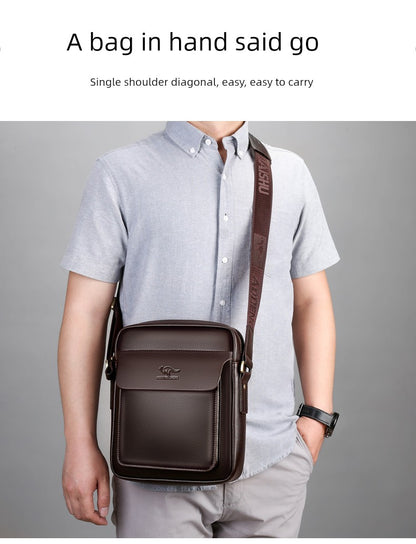 UrbanEdge Leather Sling Pack