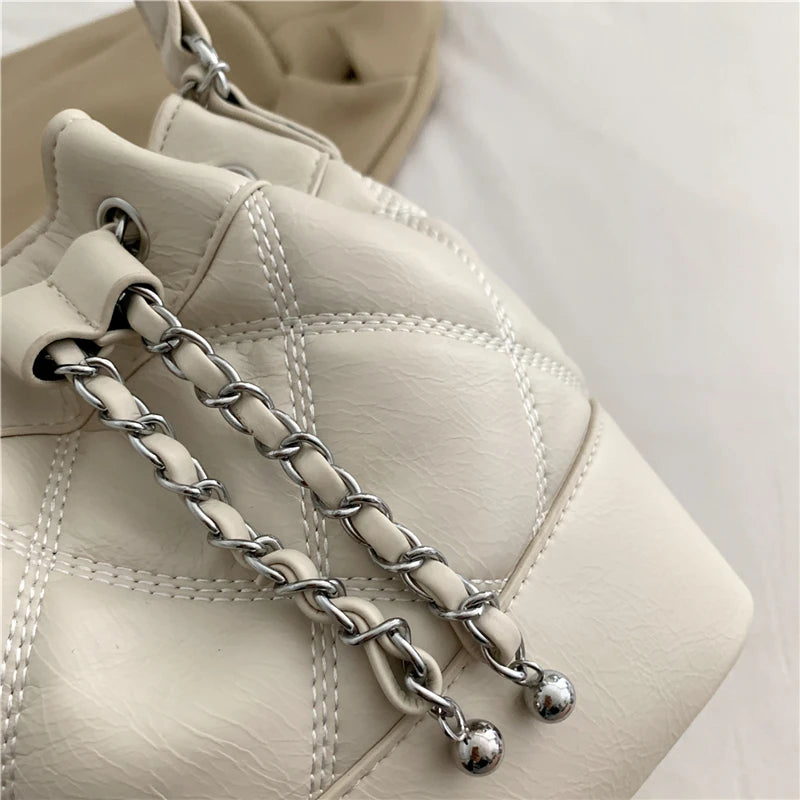 Car Sewing Bucket Shoulder Bag