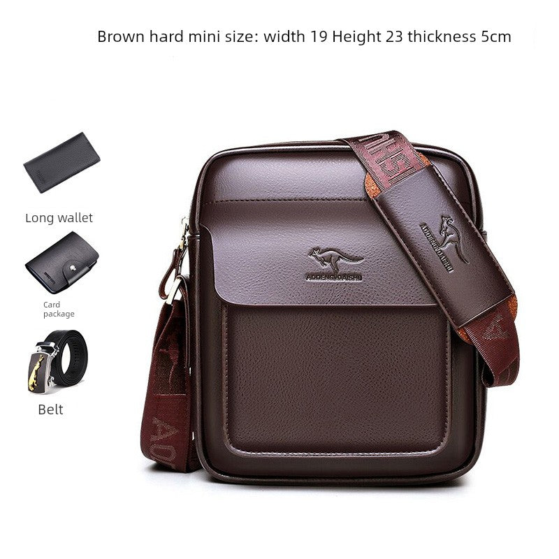 UrbanEdge Leather Sling Pack