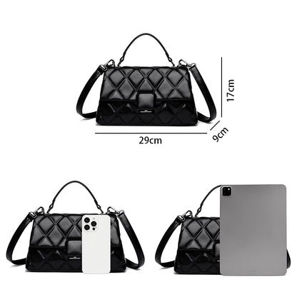 Trendy Women's Soft Leather Shoulder Bag