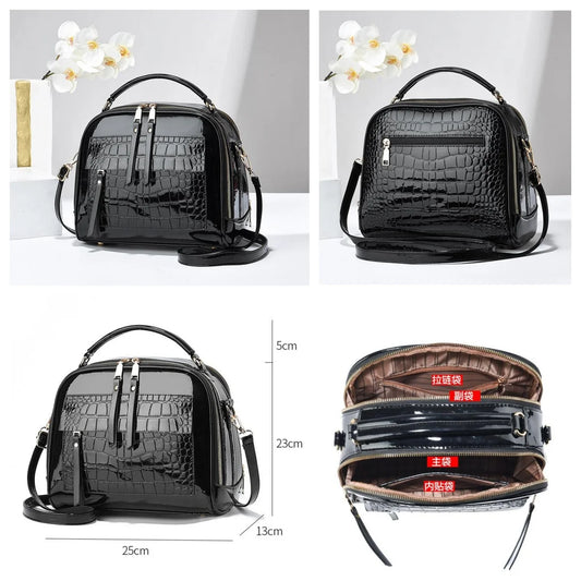 Lacquer Luxe Crossbody Bag