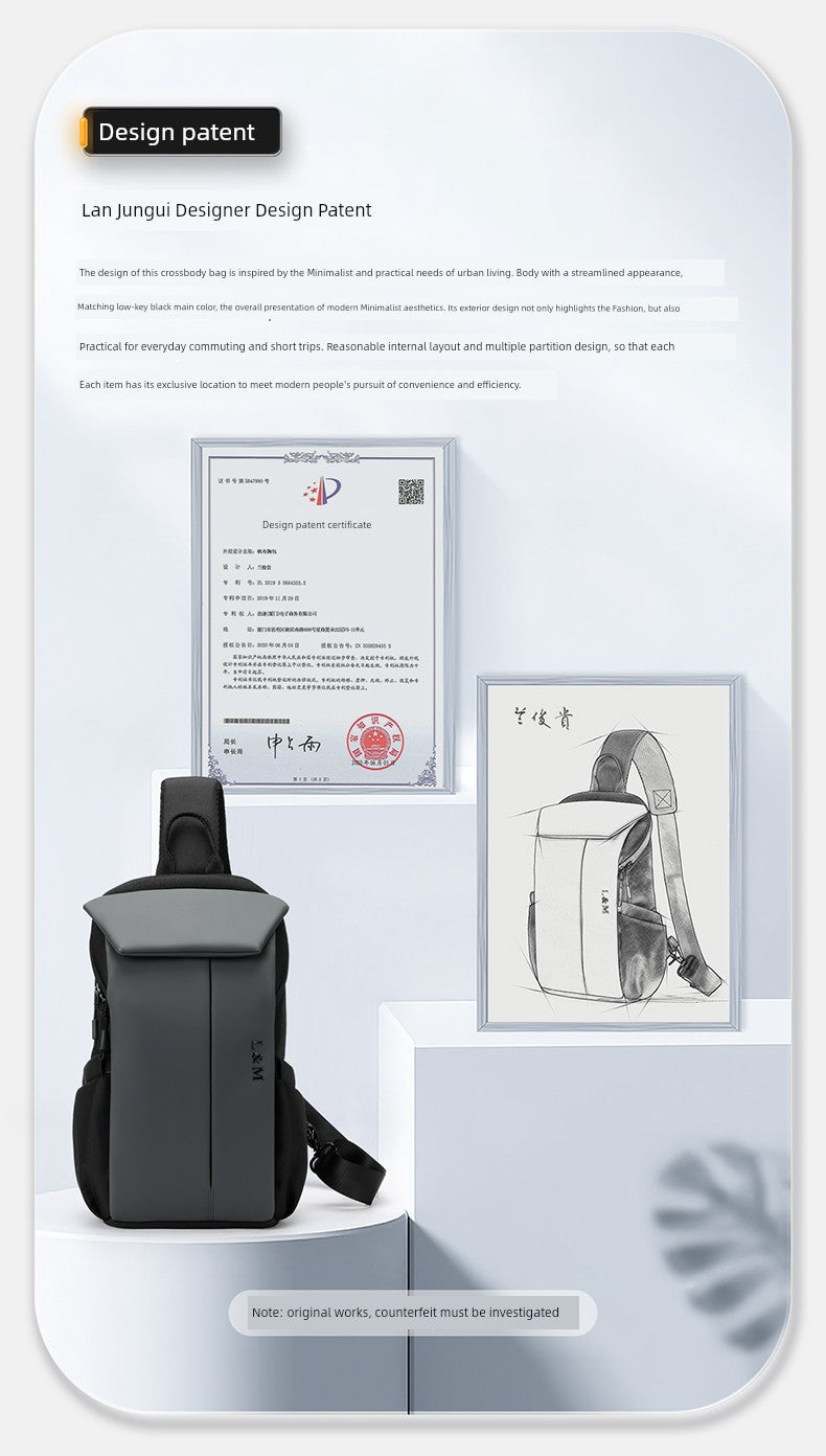 LuxeGuard Urban Crossbody Bag