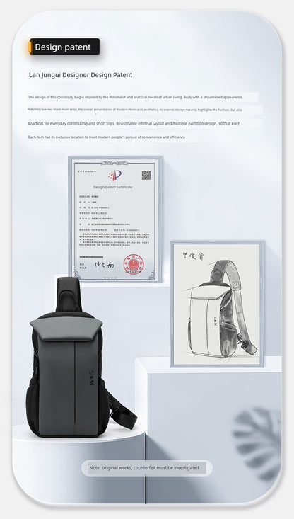 LuxeGuard Urban Crossbody Bag
