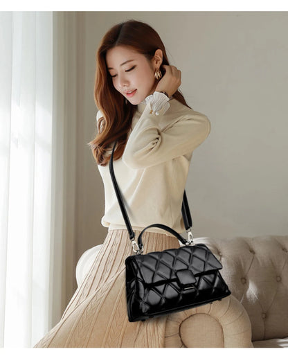 Trendy Women's Soft Leather Shoulder Bag