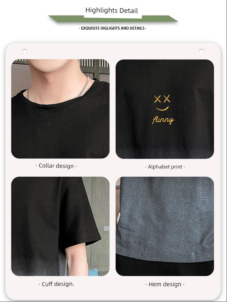 Trendy Breathable Cotton T-Shirt