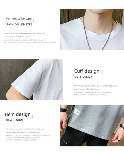 Trendy Breathable Cotton T-Shirt