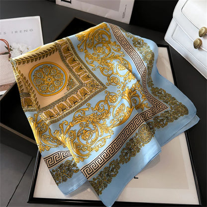 Luxury Silk Print Scarf