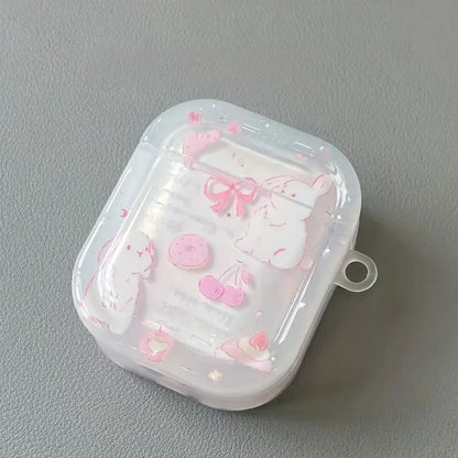 Korean Cherry Rabbit AirPods Case