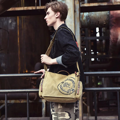 Weixier Canvas Travel Satchel