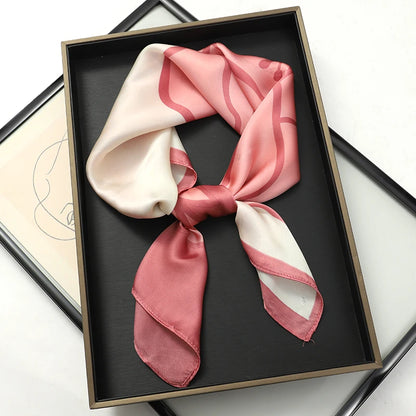 Luxury Silk Print Scarf