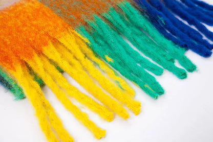Warm Cashmere Rainbow Scarf
