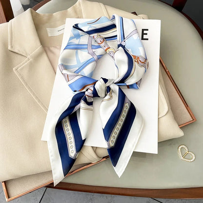 Luxury Silk Print Scarf