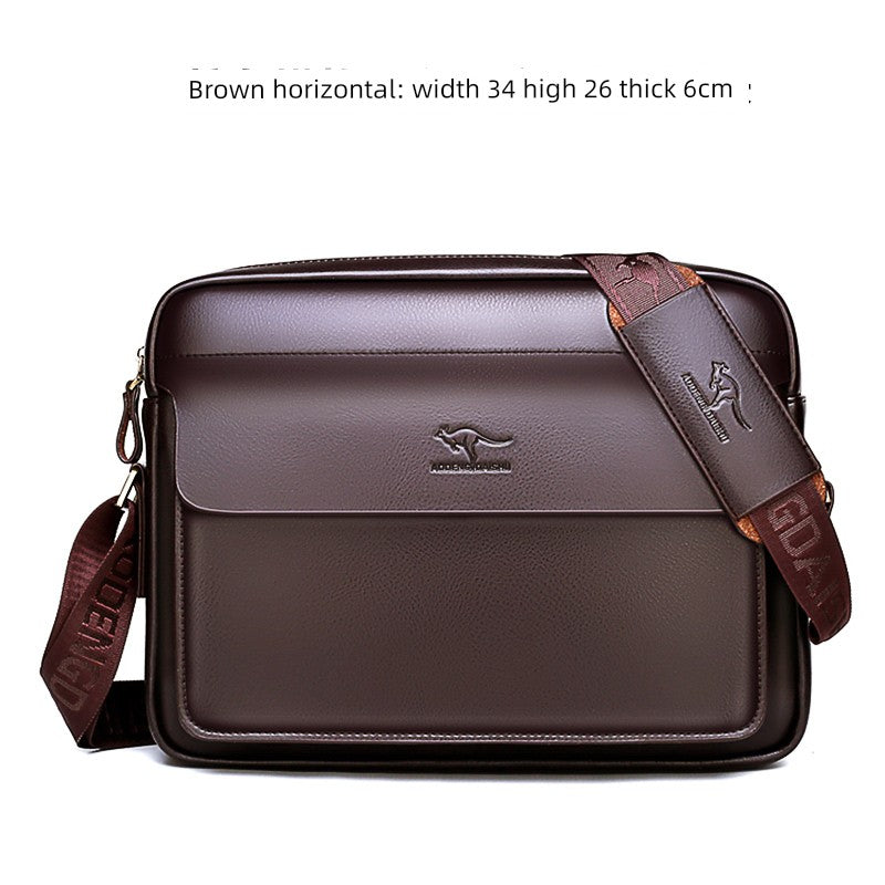 UrbanEdge Leather Sling Pack