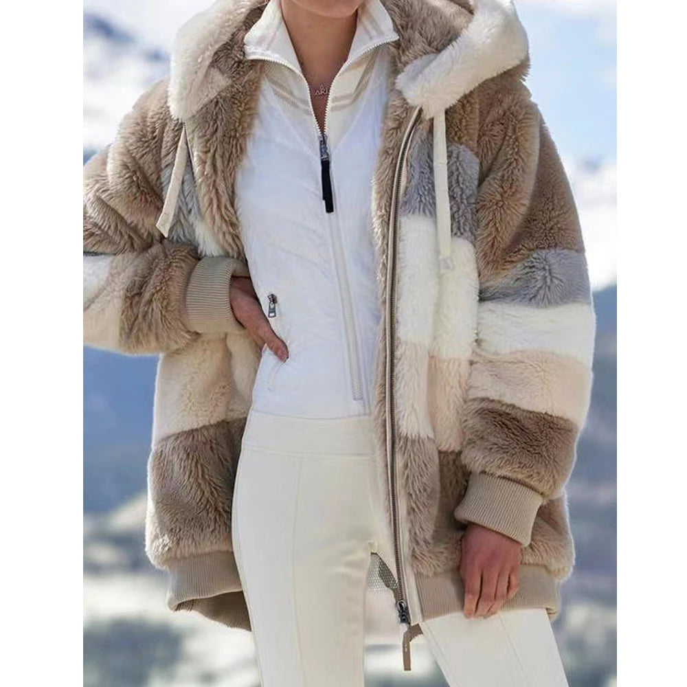 Hooded Winter Cashmere Coat